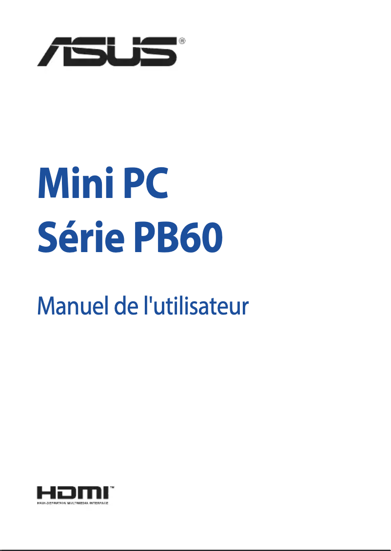 Image de la première page du manuel de l'appareil Mini PC PB60