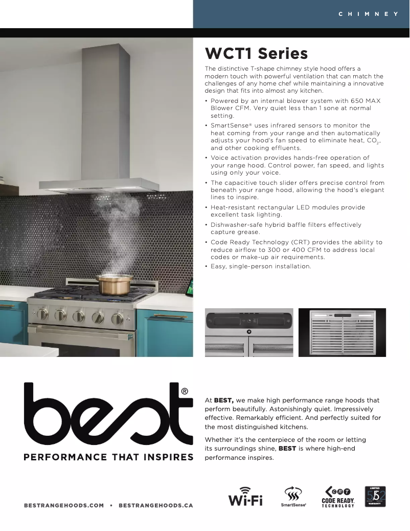 Image de la première page du manuel de l'appareil WCT1366SS