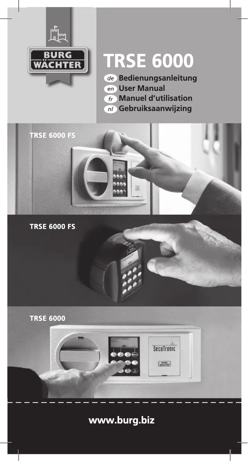 Página 1 del manual Manual de usuario Burg Wächter Royal 532