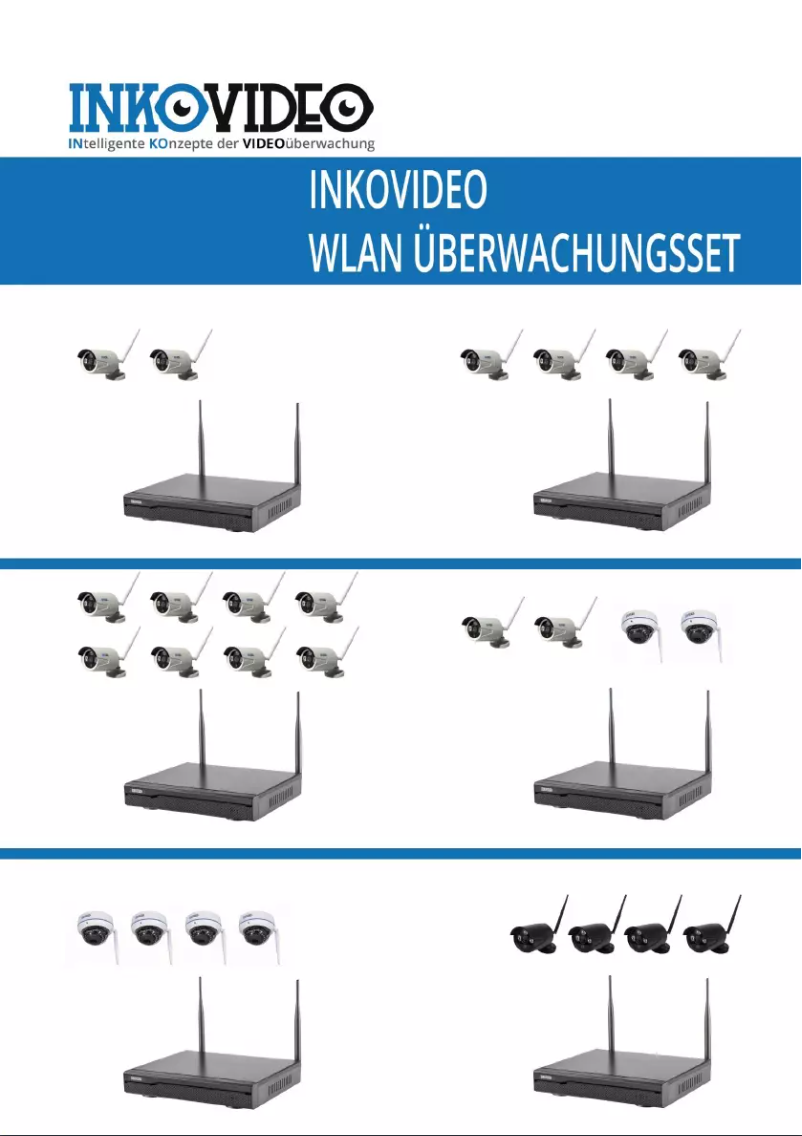 Page 1 de la notice Manuel utilisateur Inkovideo INKO-8-2M