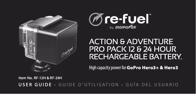 Image de la première page du manuel de l'appareil RF-12H