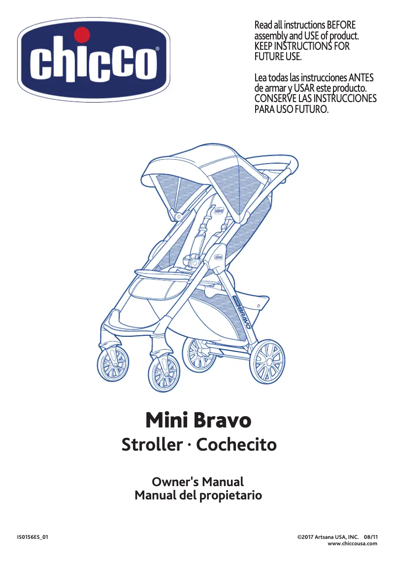 Page n°1 - Manuel utilisateur Chicco Mini Bravo