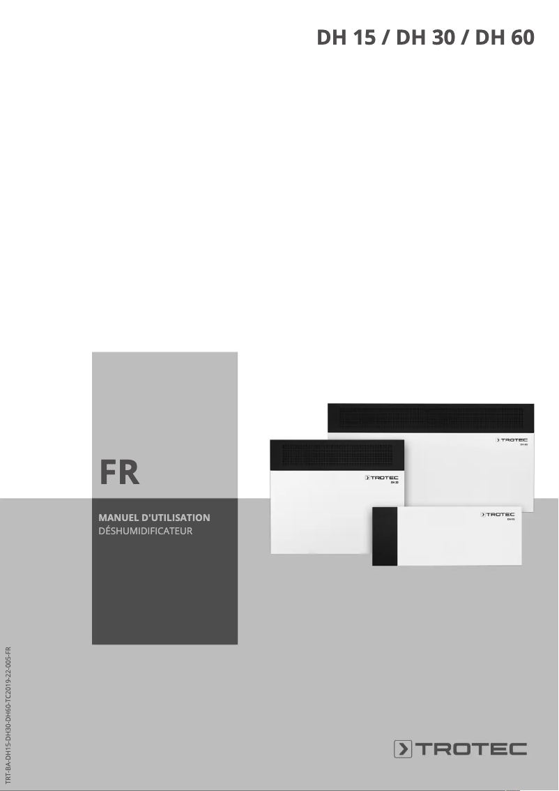 Página 1 del manual Manual de usuario Trotec DH 60