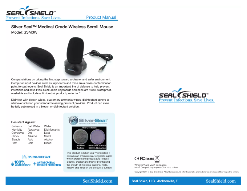 Page n°1 - Mode d'emploi Seal Shield SSWM3