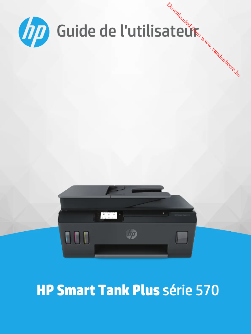 Page n°1 - Manuel utilisateur HP Smart Tank Plus 570