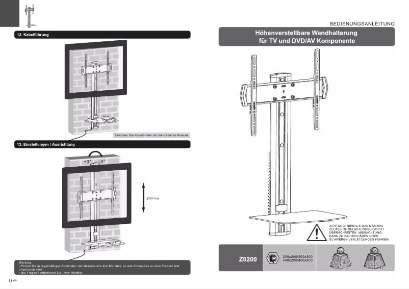Page 1 de la notice Manuel utilisateur Ricoo Z0200