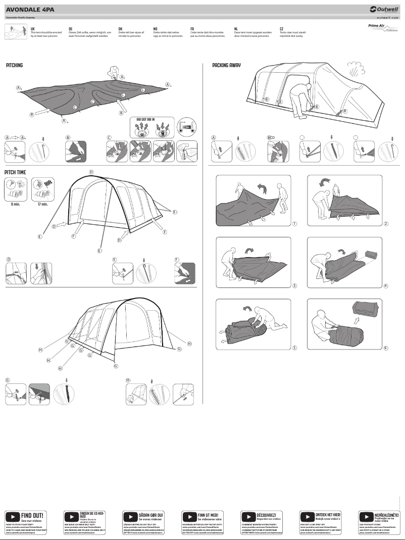 Image de la première page du manuel de l'appareil Avondale 4PA