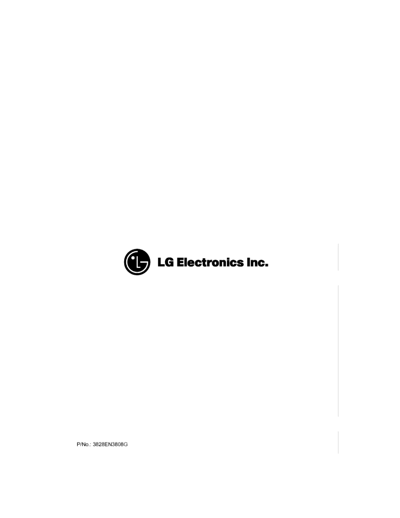 Page 1 de la notice Manuel utilisateur LG WD-80100TP