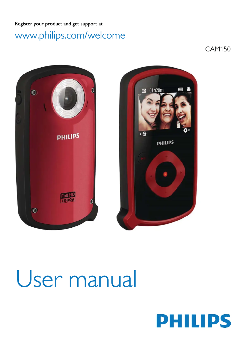 Page n°1 - Manuel utilisateur Philips CAM150