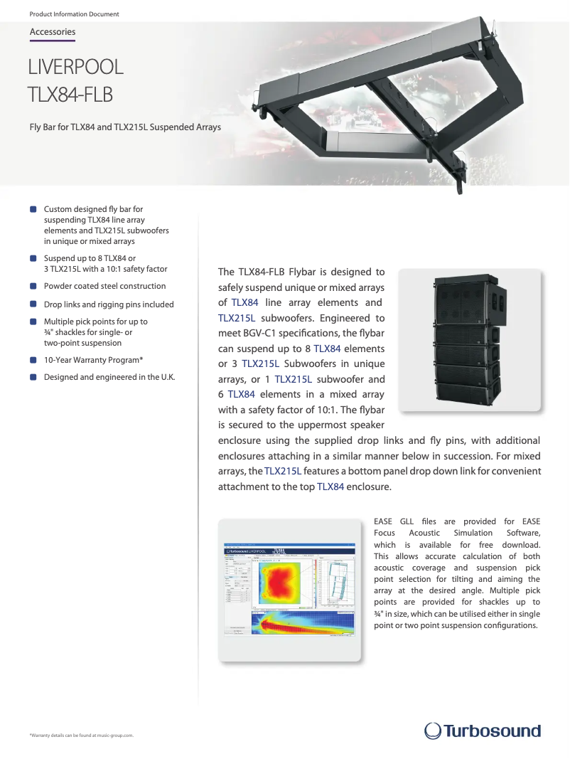 Image de la première page du manuel de l'appareil Liverpool TLX84-FLB