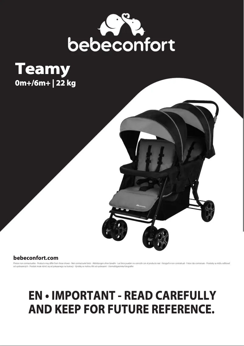 Page n°1 - Manuel utilisateur Bebe Confort Teamy