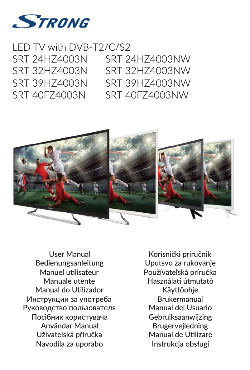 Page 1 de la notice Manuel utilisateur Strong SRT 24HZ4003NW