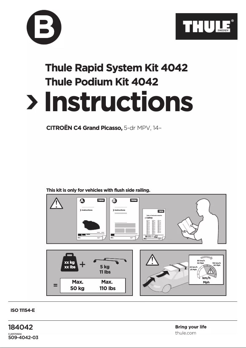 Image de la première page du manuel de l'appareil Rapid System Kit 4042