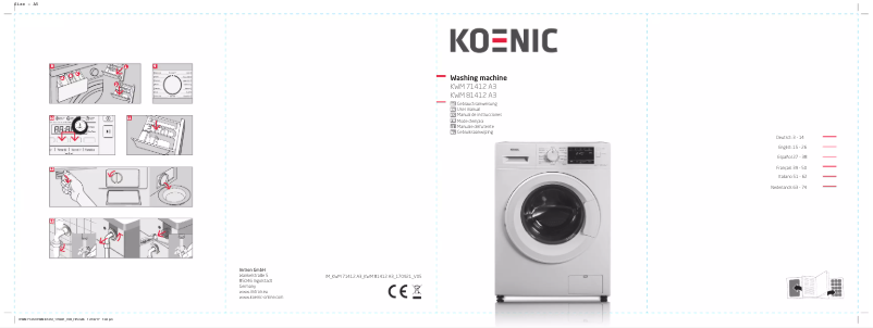 Imagen de la primera página del manual del dispositivo KWM 71412 A3