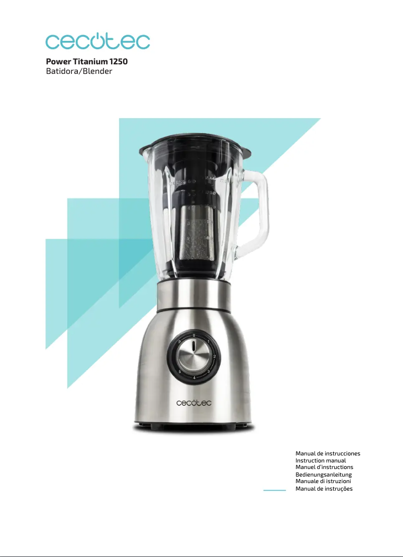 Image de la première page du manuel de l'appareil Power Titanium 1250