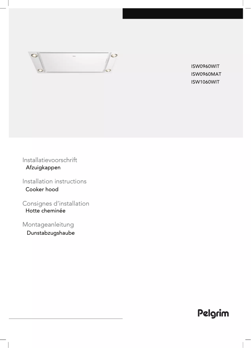 Image de la première page du manuel de l'appareil ISW1060WIT