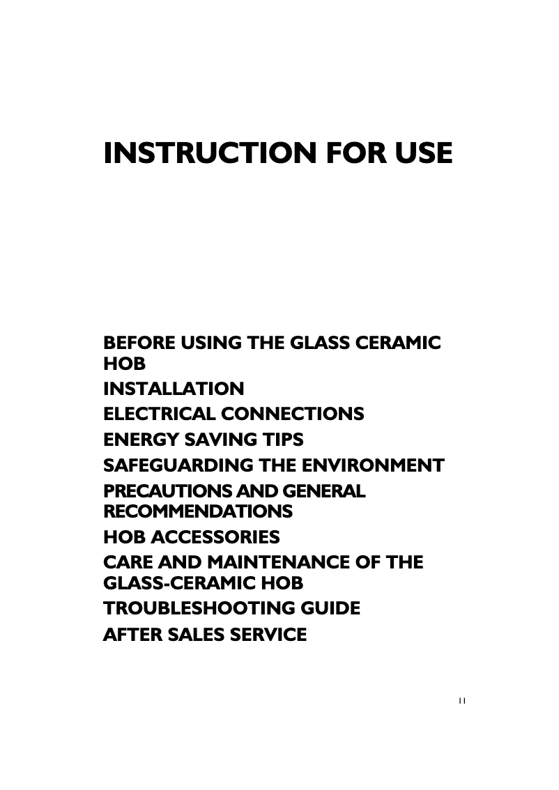 Page 1 de la notice Manuel utilisateur Whirlpool AKT 810 NE