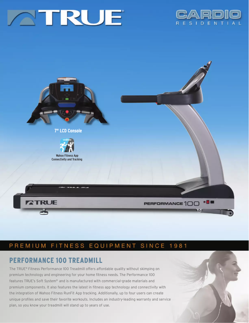Page n°1 - Fiche technique True Performance 100