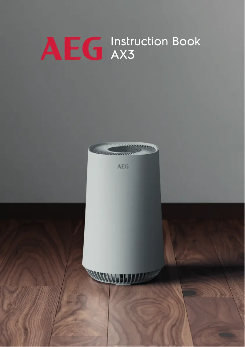 Page n°1 - Manuel utilisateur AEG AX31-201BL
