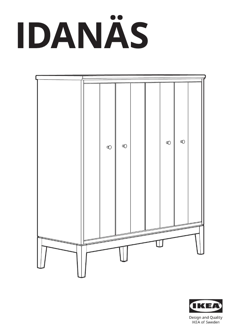 Image de la première page du manuel de l'appareil IDANÄS 005.460.05