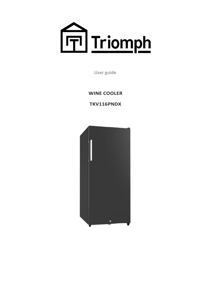 Page 1 de la notice Manuel utilisateur Triomph TKV116PNDX