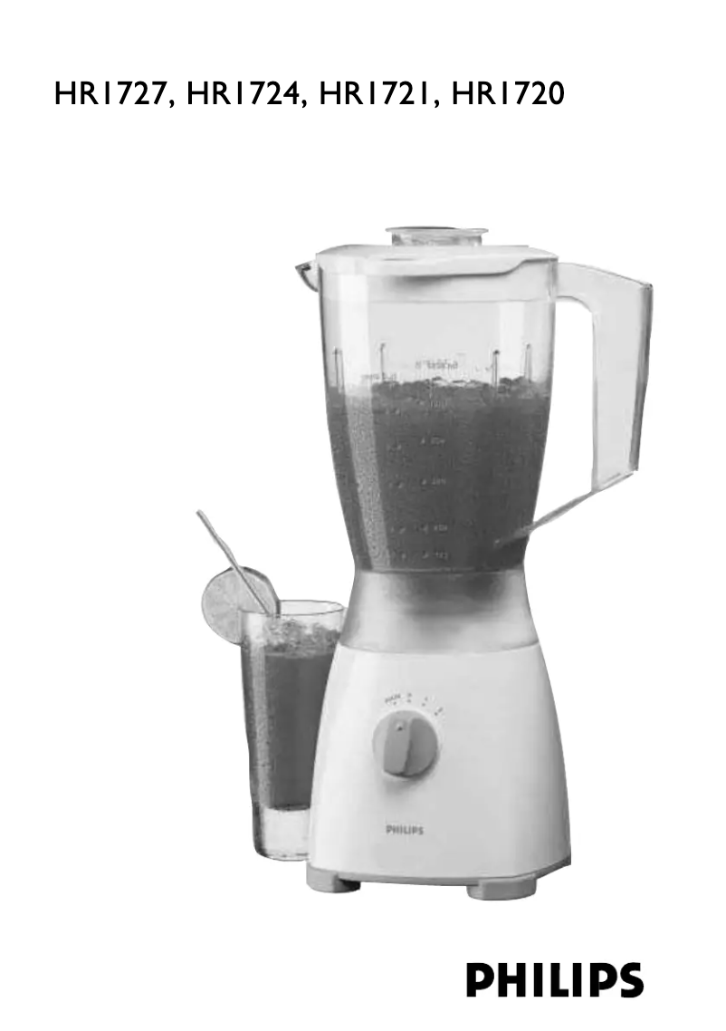 Image de la première page du manuel de l'appareil Comfort HR1724