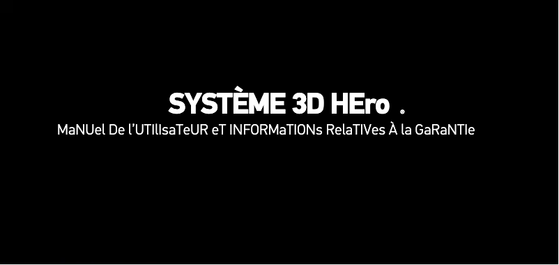 Imagen de la primera página del manual del dispositivo 3D HERO System