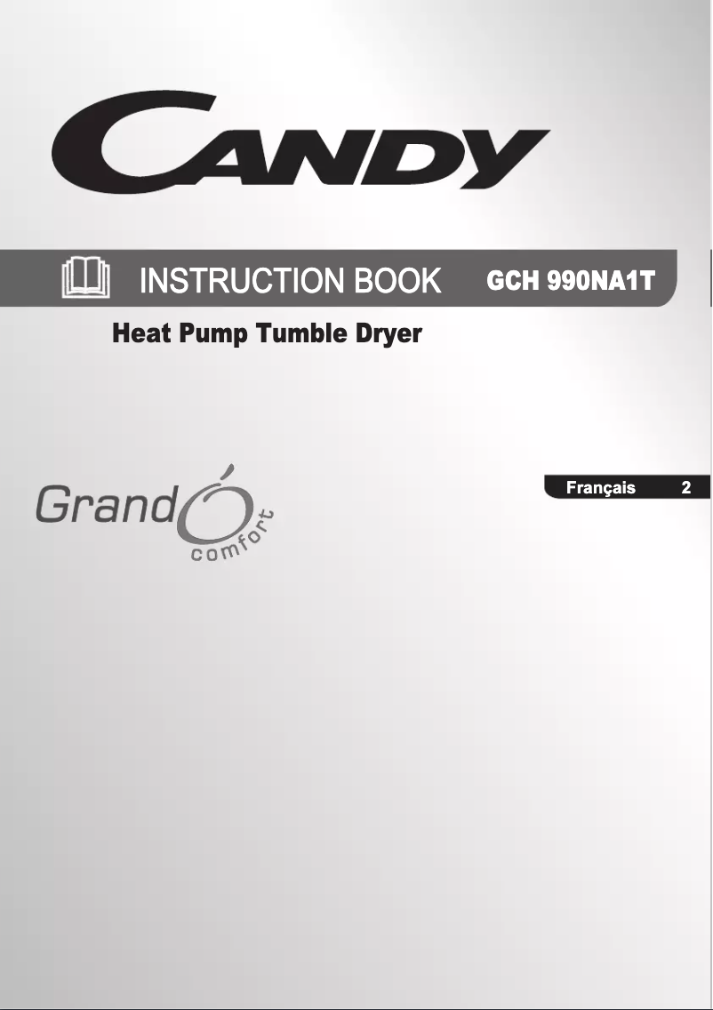 Page n°1 - Manuel utilisateur Candy GCH 990NA1T-47