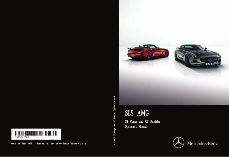 Page 1 de la notice Manuel utilisateur Mercedes-Benz LS-Class (2015) S
