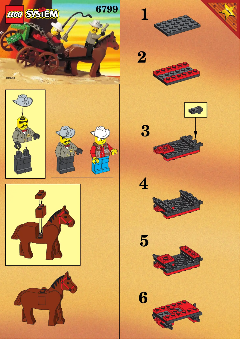 Image de la première page du manuel de l'appareil Wild West 6799