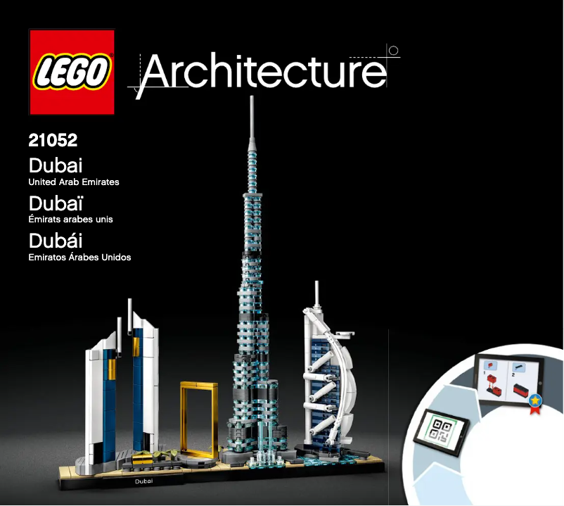 Page 1 de la notice Manuel utilisateur Lego Dubai 21052