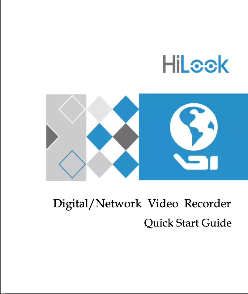 Page 1 de la notice Manuel utilisateur HiLook NVR-104MH-C/4P