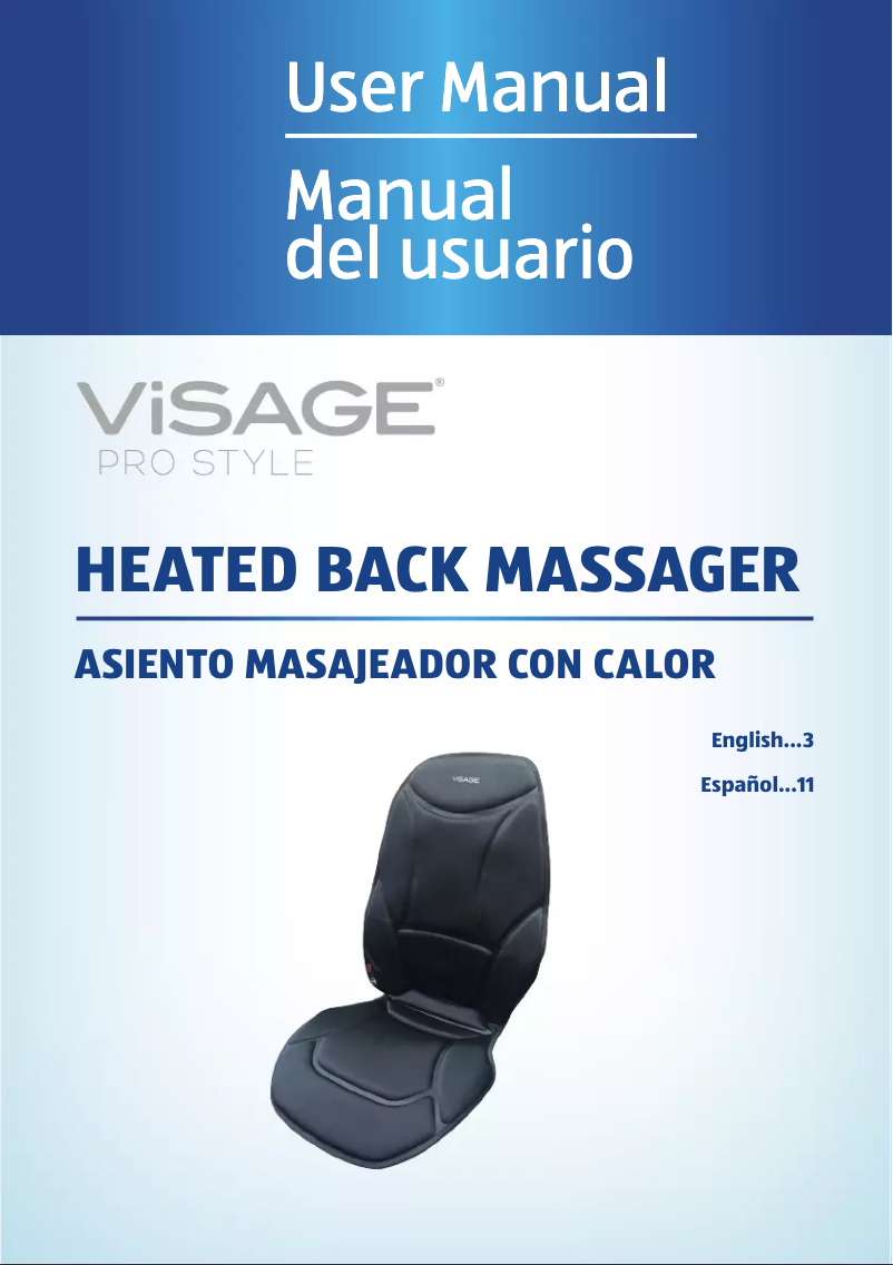 Page n°1 - Manuel utilisateur Visage Heated Massager E7264