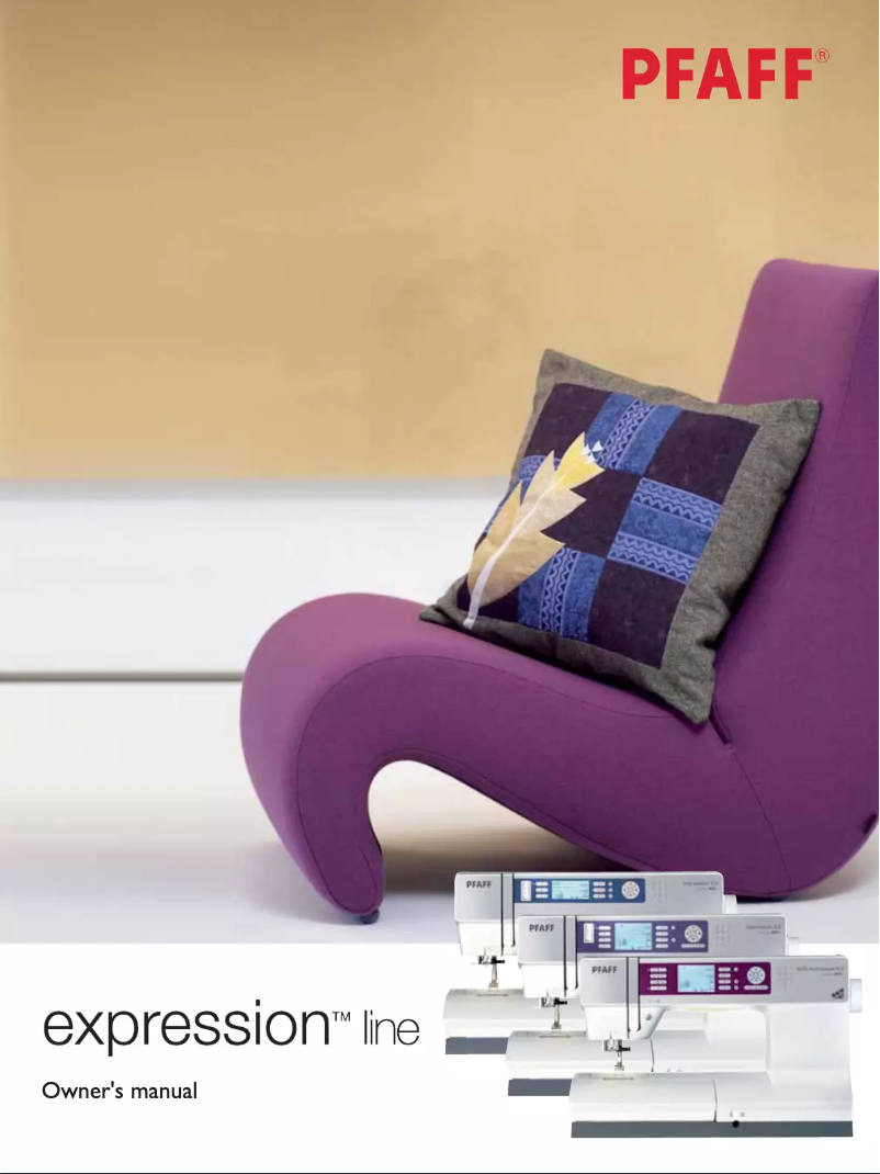 Page 1 de la notice Manuel utilisateur Pfaff expression 4.0