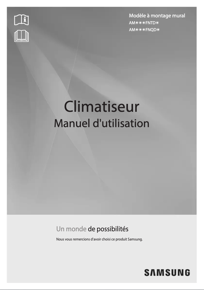 Page 1 de la notice Manuel utilisateur Samsung AM036FNQDEH