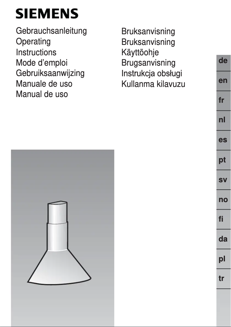 Page 1 de la notice Manuel utilisateur Siemens LC654DA10
