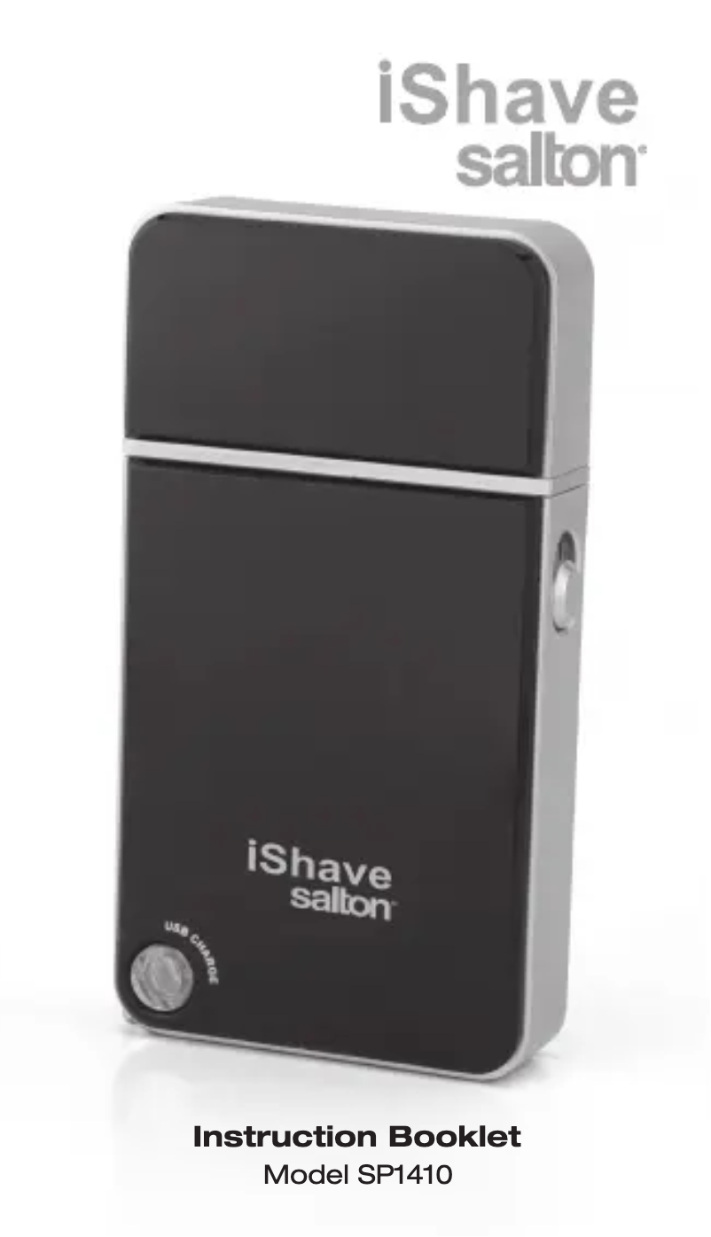 Image de la première page du manuel de l'appareil SP1410