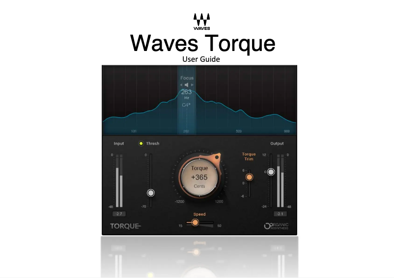 Page n°1 - Manuel utilisateur Waves Torque