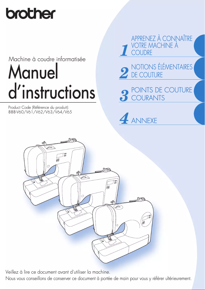 Image de la première page du manuel de l'appareil FS70WT