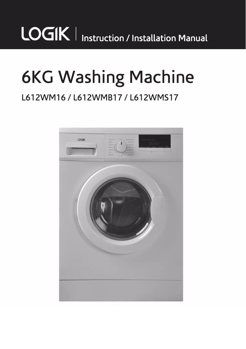Página 1 del manual Manual de usuario Logik L612WMS17