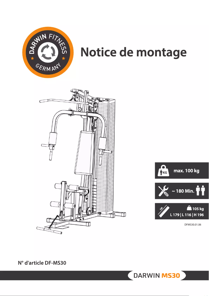 Página 1 del manual Manual de usuario Darwin MS30