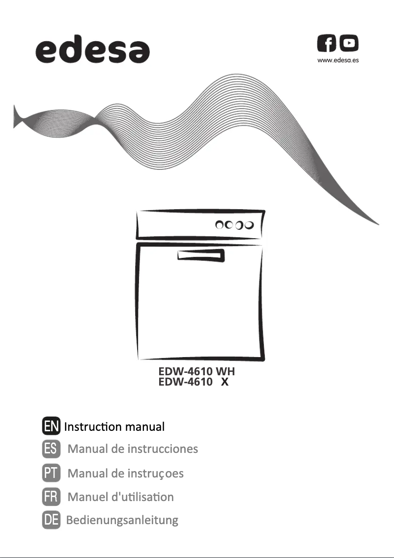 Image de la première page du manuel de l'appareil EDW-4610 WH