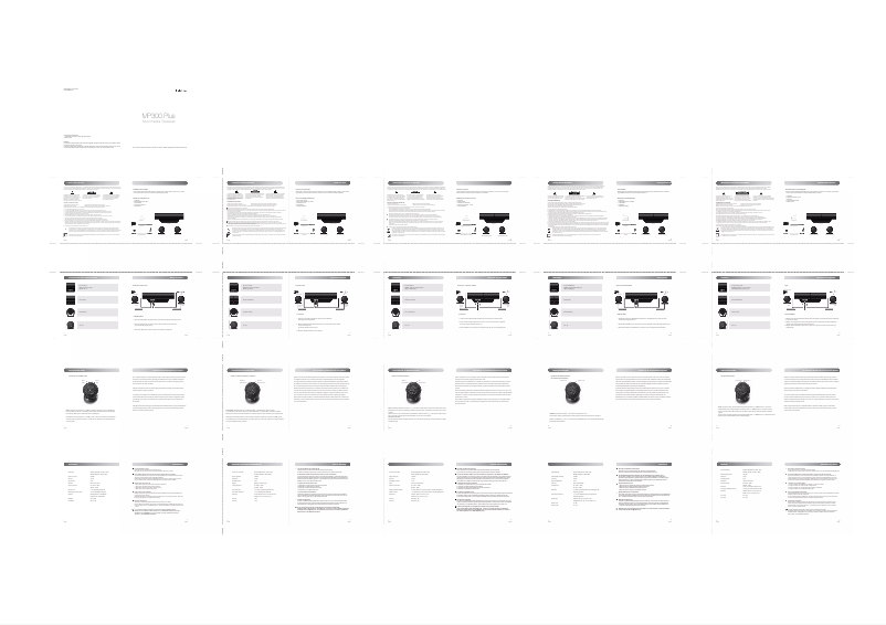 Page n°1 - Manuel utilisateur Edifier MP300plus