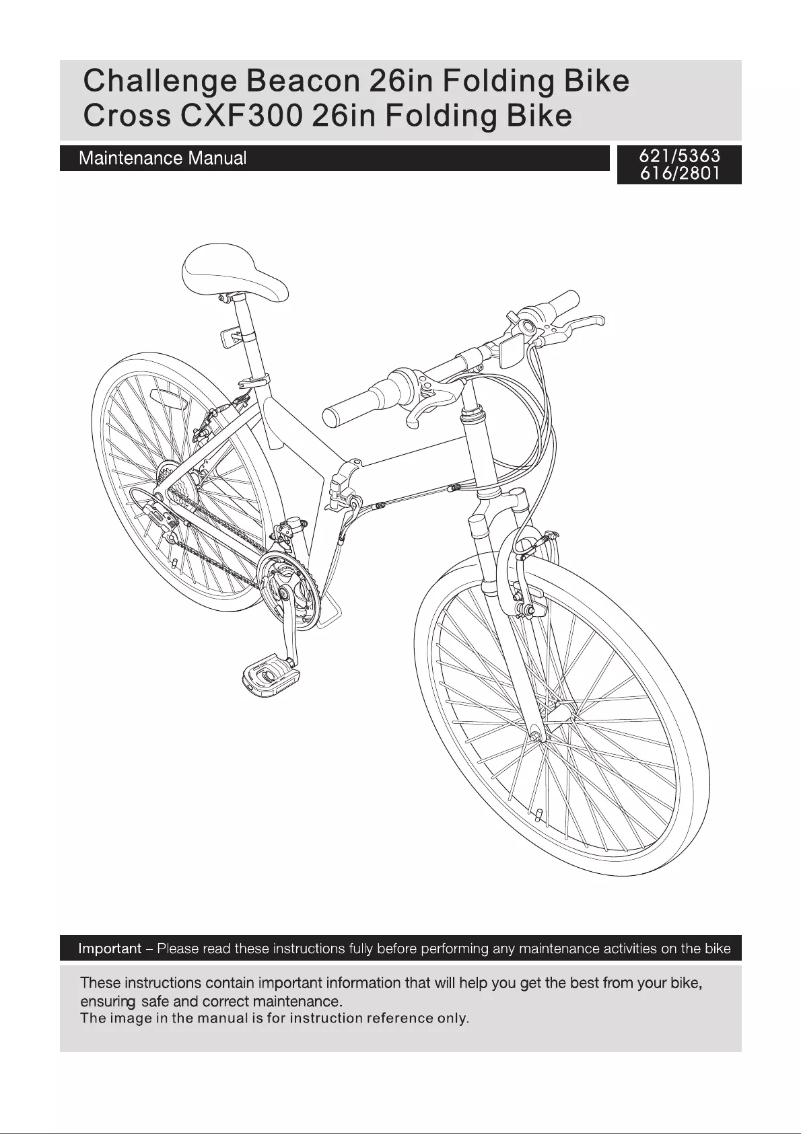 Page n°1 - Manuel utilisateur Cross CXF300