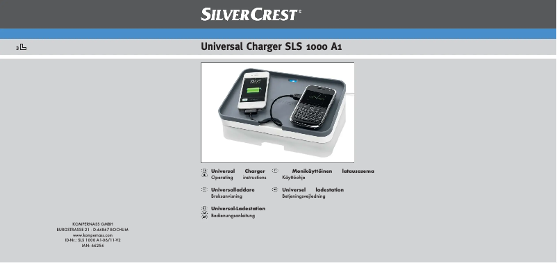 Image de la première page du manuel de l'appareil SLS 1000 A1