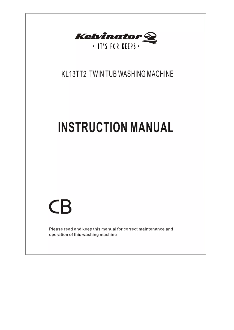 Page n°1 - Manuel utilisateur Kelvinator KL13TT2