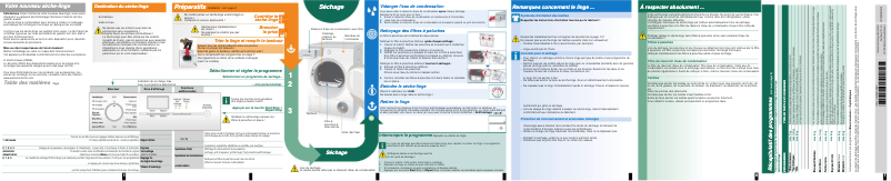 Page 1 de la notice Manuel utilisateur Siemens WT46W563FG