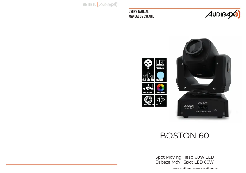 Page n°1 - Manuel utilisateur Audibax Boston 60
