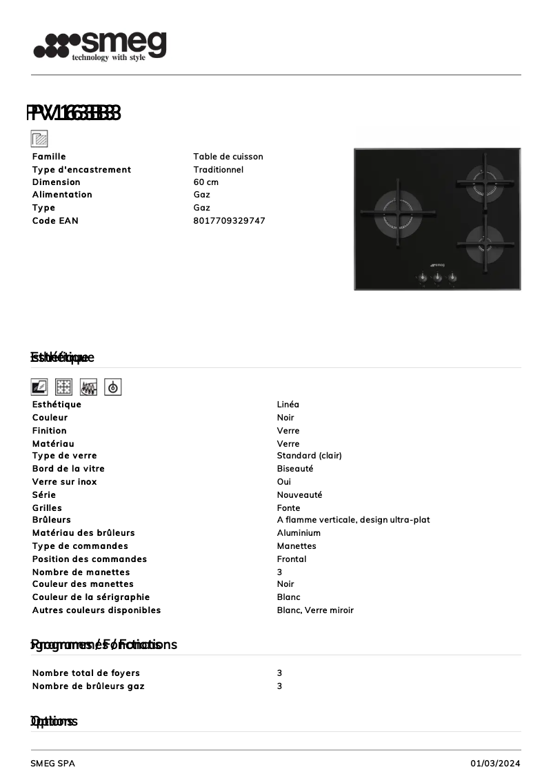 Imagen de la primera página del manual del dispositivo PV163B3