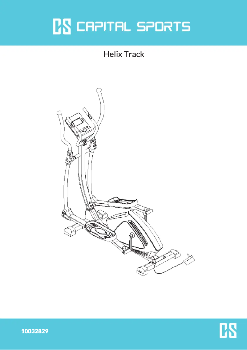 Image de la première page du manuel de l'appareil Helix Track